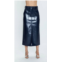 PISTOLA alice utility skirt in navy vinyl