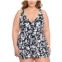 Swim Solutions plus womens beachwear summer one-piece swimsuit