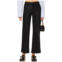Hudson rosie high waisted wide leg jeans in black