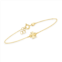 Canaria Fine Jewelry Canaria italian 10kt yellow gold clover bracelet