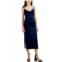 Taylor petites womens velvet tea cocktail and party dress