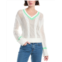 WISPR open cable v-neck silk-blend sweater