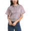 Draper James short sleeve cropped shirt