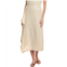 Lafayette 148 New York drape front linen maxi skirt