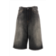 ACNE STUDIOS distressed loose fit denim bermuda shorts