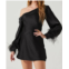 ASTR augusta dress in black