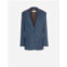 Philosophy di Lorenzo Serafini wool twill jacket in blue/burgundy