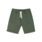 Petit Bateau kids cotton and linen twill shorts in green