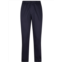 CELLAR DOOR tapered fit deep blue trousers with comfortable waistband