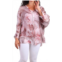 GIGI MODA angelo jungle silk blouse in pink