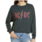 DAYDREAMER crop graphic sweatshirt in gray