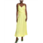 FARM Rio cross over linen-blend maxi dress