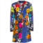 johnny was women archimal floral print cotton modal sleep robe multi