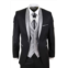 Oliver Tweed mens 4 pieceblack tailored wedding suit