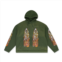 Who Decides War green flame glass hoodie