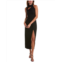 JL LUXE asymmetrical midi dress