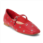 Matisse womens mick ballet flat shoe in red