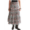 Maison Hotel nerea floral wrap skirt in black multi