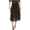 ALLISON NEW YORK dani midi skirt in black