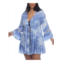 Raviya plus womens tie-dye kimono cover-up