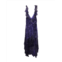 Peter Pilotto ruffled cocktail dress in violet viscose