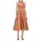 ALEXIS england midi dress in saddle