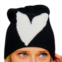 KERRI ROSENTHAL imperfect heart beanie in abyss