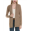 Sofiacashmere braided cable wool & cashmere-blend cardigan