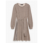 Weekend Max Mara vetta fit and flare houndstooth dress in camel