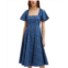 Draper James caitlyn square neck midi dress