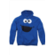 Gildan sesame street cookie monster face adult pull over hoodie