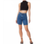 Abrand Jeans carrie high waist jean shorts in mid blue