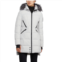 Pajar womens womens january down chevron puffer with detachable hood fur