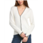 Hannah Rose pearl button trimmed cashmere-blend cardigan