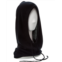 Phenix jersey drawstring cashmere hood