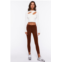 Forever 21 faux leather stirrup leggings