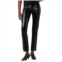 Hudson waltz liquid leather pants in black