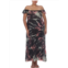 Raviya plus womens tie-dye dress cover-up