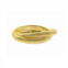 Adornia 14k gold plated 2-layer omega chain bracelet