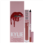 Kylie Cosmetics matte lip kit - 801 queen by for women - 2 pc 0.10oz matte liquid lipstick 0.039oz lip liner