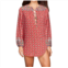 Nanette Lepore pretty tough lace up tunic top in nnl pretty tough