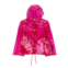 Acne Studios pink hooded transparent raincoat