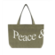 Museum of Peace & Quiet mens wordmark tote bag in olive