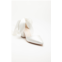 Forever & Always Shoes fiona low block heels with ribbon