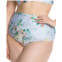 BECCA womens high waisted bikini bottom - plus in femme flora
