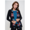 TRUEDAMES plus size mesh romance trim jacket