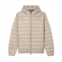 EA7 EMPORIO ARMANI packable down-filled jacket with horizontal quilting and stand-up collar