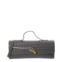 Isabella Rosetti faye hand-woven leather clutch