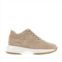 HOGAN interactive perforated lace-up sneakers in goatskin