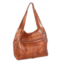 Nino Bossi vintage leather organizer satchel in cognac